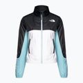 Moteriška vėjo striukė The North Face MA Wind Full Zip white-grey-blue NF0A825DIKF1