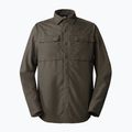 Vyriški turistiniai marškinėliai The North Face Sequoia LS green NF0A4T1821L1