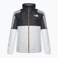 Vyriška vėjo striukė The North Face MA Wind Full Zip balta, juoda ir pilka NF0A823XIKB1