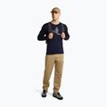 Vyriški ilgomis rankovėmis marškinėliai icebreaker Merino 200 Oasis Crewe SkiingYeti midnight navy 2