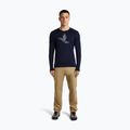 Vyriški ilgomis rankovėmis marškinėliai icebreaker Merino 200 Oasis Crewe SkiingYeti midnight navy 4