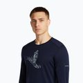 Vyriški ilgomis rankovėmis marškinėliai icebreaker Merino 200 Oasis Crewe SkiingYeti midnight navy 6