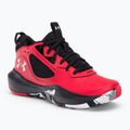 Under Armour GS Lockdown 6 vaikiški krepšinio bateliai raudoni 3025617