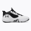 Under Armour Lockdown 6 vyriški krepšinio bateliai balta ir pilka 3025616-101 2