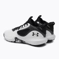 Under Armour Lockdown 6 vyriški krepšinio bateliai balta ir pilka 3025616-101 3