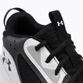 Under Armour Lockdown 6 vyriški krepšinio bateliai balta ir pilka 3025616-101 9