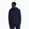 Vyriškas džemperis Under Armour Essential Fleece FZ Hood midnight navy/white 3