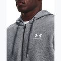 Vyriški Under Armour Essential Fleece Full Zip Hood Training Sweatshirt Grey 1373881 4