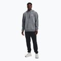 Vyriška "Under Armour Essential Fleece Hoodie pitch gray medium heather/white 2