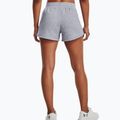 Under Armour Rival Fleece pilkos spalvos moteriški treniruočių šortai 1376257 2