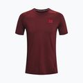 Vyriški treniruočių marškinėliai Under Armour HeatGear Armour Fitted kaštoninės spalvos 1361683