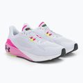 Under Armour moteriški bėgimo bateliai W Hovr Machina 3 white and pink 3024907 4