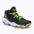 Under Armour Jet '21 juodai balti vyriški krepšinio bateliai 3024260