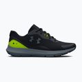 Under Armour Surge 3 vyriški bėgimo bateliai juoda-žalia 3024883 10