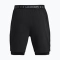 Under Armour Vanish Woven 2In1 Sts vyrų treniruočių šortai juodi 1373764 2