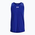 Under Armour Baseline Cotton Tank vyrų krepšinio marškinėliai mėlyni 1361901 3