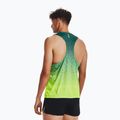 Vyriškas Under Armour Rush Cicada Singlet žalias bėgimo marškinėlis 1377314 2