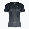 Under Armour Rush Cicada moteriški bėgimo marškinėliai black/grey 1378405