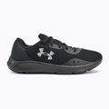 Under Armour Charged Pursuit 3 moteriški bėgimo bateliai black/black/metallic silver 2