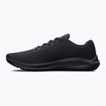 Under Armour Charged Pursuit 3 moteriški bėgimo bateliai black/black/metallic silver 9