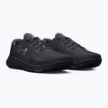 Under Armour Charged Pursuit 3 moteriški bėgimo bateliai black/black/metallic silver 10