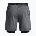 Under Armour Vanish Woven 2in1 pilki vyriški treniruočių šortai 1373764 2