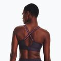 Under Armour Infinity Covered Mid violetinė fitneso liemenėlė 1363353-541 2