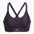 Under Armour Infinity Covered Mid violetinė fitneso liemenėlė 1363353-541 3