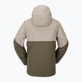 Vyriška Volcom L Ins Gore-Tex rudos ir smėlio spalvos snieglenčių striukė G0452302 5