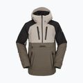 Vyriška Volcom Brighton Pullover rudos/juodos spalvos snieglenčių striukė G0652315