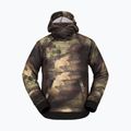 Vyriški Volcom Hydro Riding Hoodie žaliai rudos spalvos snieglenčių džemperiai G4152303