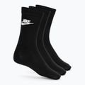 Kojinės Nike Sportswear Everyday Essential 3 poros black/whihte