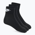 Kojinės Nike Everyday Essential 3 poros black/white