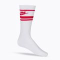 Nike Sportswear Everyday Essential treniruočių kojinės baltos ir raudonos spalvos DX5089-102 2