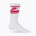 Nike Sportswear Everyday Essential treniruočių kojinės baltos ir raudonos spalvos DX5089-102 3