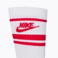 Nike Sportswear Everyday Essential treniruočių kojinės baltos ir raudonos spalvos DX5089-102 5