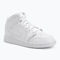 Vaikiški batai Nike Jordan 1 Mid white/white/white