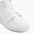 Vaikiški batai Nike Jordan 1 Mid white/white/white 7
