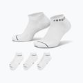 Kojinės Nike Jordan Everyday No-Show, 3 poros white/black 3