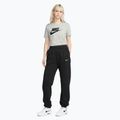 Moteriški marškinėliai Nike Sportswear Club Essentials Logo tamsiai pilki heather/black 2