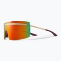 Akiniai nuo saulės Nike Echo Shield gold/crimson mirror