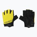 Vyriškos dviračių pirštinės Giro Bravo Gel II highlight yellow