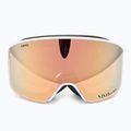 Moteriški slidinėjimo akiniai Giro Ella white lx stripe/rose gold/infrared 3