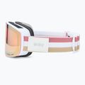 Moteriški slidinėjimo akiniai Giro Ella white lx stripe/rose gold/infrared 5
