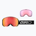 Slidinėjimo akiniai Giro Comp black wordmark/vivid ember/vivid infrared 7