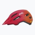 Vaikiškas dviračio šalmas Giro Fixture II Integrated MIPS matte red fade 2