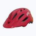 Vaikiškas dviračio šalmas Giro Fixture II matte red fade
