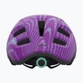 Vaikiškas dviračio šalmas Giro Fixture II matte purple ripple 3