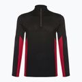 Vyriškas termoaktyvus džemperis Smartwool Merino Sport 1/4 Zip juodas/rythmic red