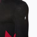 Vyriškas termoaktyvus džemperis Smartwool Merino Sport 1/4 Zip juodas/rythmic red 3